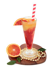 Image showing Blood Orange Juice Drink