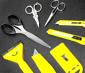 Image showing scissors blades