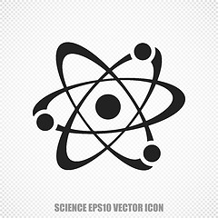 Image showing Science vector Molecule icon. Modern flat design.