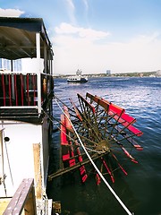 Image showing steamboat and ferry