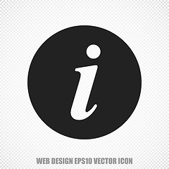 Image showing Web development vector Information icon. Modern flat design.