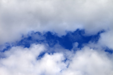 Image showing Blue sky with clouds in nice sun day