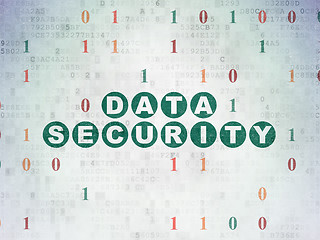 Image showing Security concept: Data Security on Digital Data Paper background