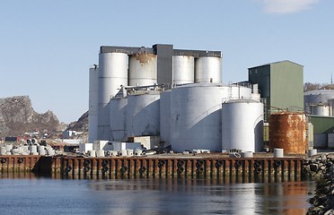 Image showing Fish oil factory