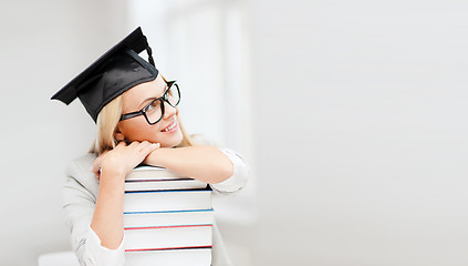 Image showing student in graduation cap