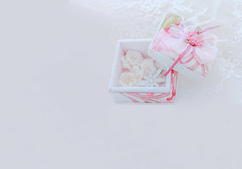 Image showing Soft wedding background out of focus