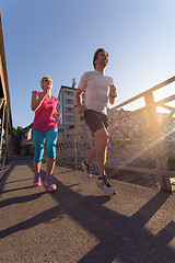 Image showing couple jogging