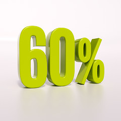 Image showing Percentage sign, 60 percent