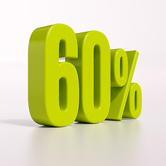 Image showing Percentage sign, 60 percent