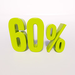 Image showing Percentage sign, 60 percent