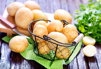 Image showing raw potato