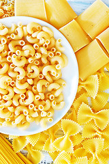 Image showing raw pasta