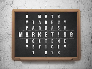 Image showing Marketing concept: Marketing in Crossword Puzzle