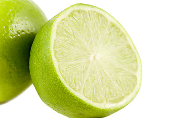 Image showing Lime fruits isolated on white background