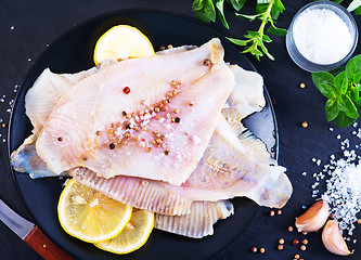 Image showing raw fish