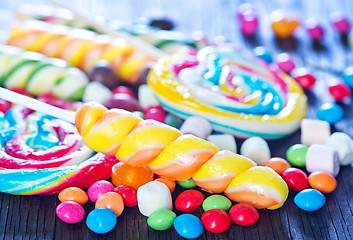 Image showing sweet color candy