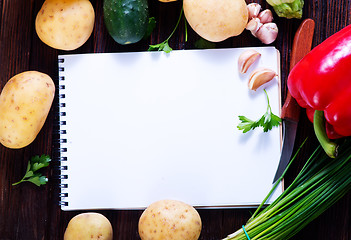 Image showing raw vegetables