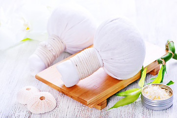 Image showing ingredients for massage