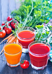 Image showing vegetable juice