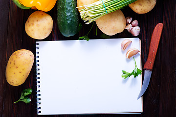 Image showing raw vegetables