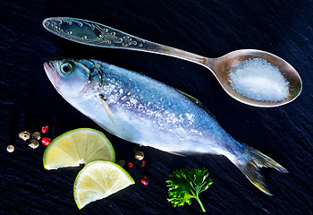 Image showing raw fish