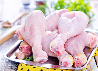 Image showing raw chicken legs