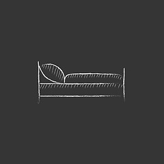 Image showing Bed. Drawn in chalk icon.