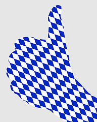 Image showing Bavarian finger signal