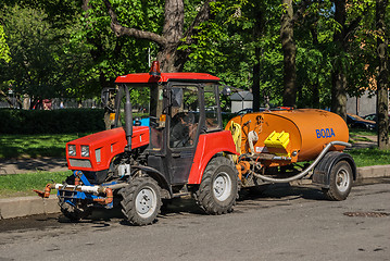 Image showing Technique for watering.