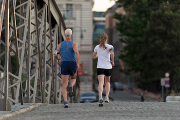 Image showing couple jogging