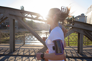 Image showing couple jogging