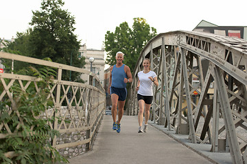 Image showing couple jogging