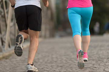 Image showing couple jogging