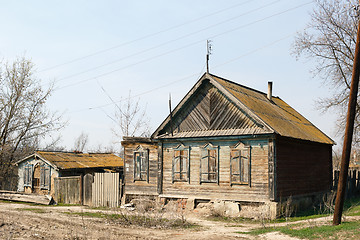 Image showing abandoned wooden house
