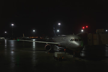 Image showing Prepare aircraft for night flight