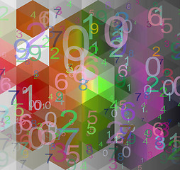 Image showing numbers background