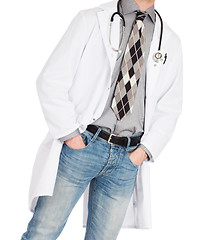 Image showing Male doctor, concept of healthcare and medicine