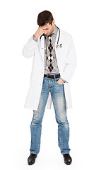 Image showing Male doctor, concept of healthcare and medicine