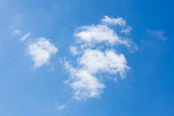 Image showing Clouds with blue sky