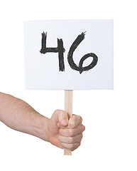 Image showing Sign with a number, 46