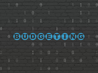 Image showing Business concept: Budgeting on wall background