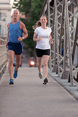 Image showing couple jogging