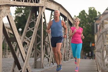 Image showing couple jogging