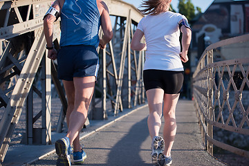 Image showing couple jogging