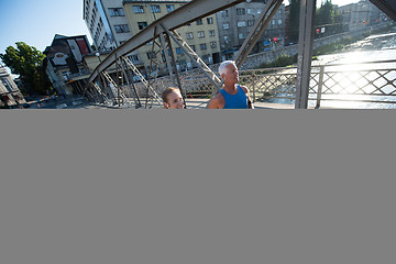 Image showing couple jogging