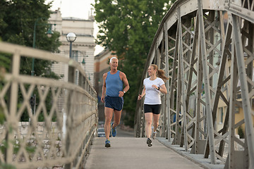 Image showing couple jogging