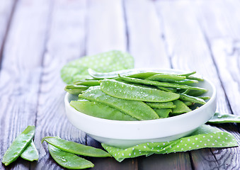 Image showing green peas