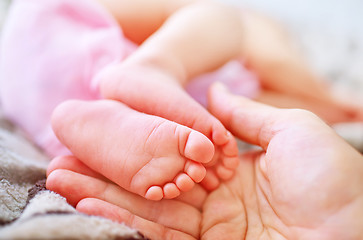 Image showing baby\'s foot