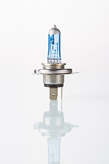 Image showing halogen car lamp, isolate on white.