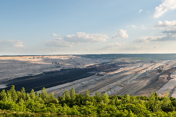 Image showing Very Large excavators at work